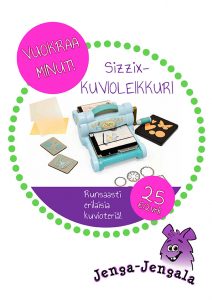Sizzix kuvioleikkuri vuokraus